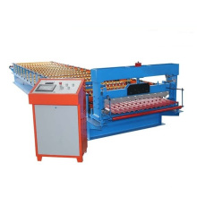 Corrugated sheet metal roof making machine